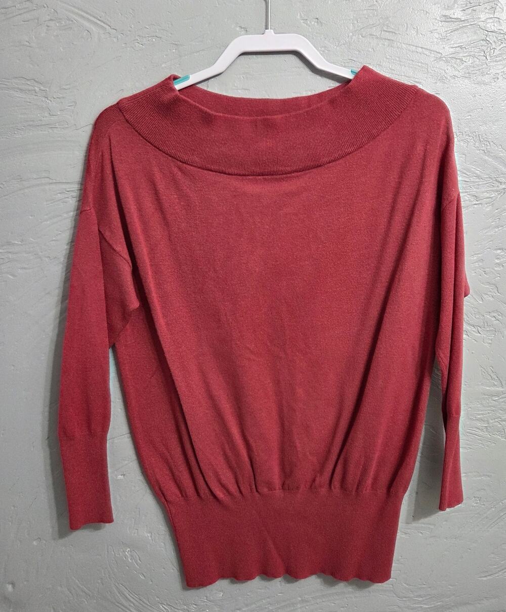 STACCATO Red Long Sleeve Sweater Woman's Size Small